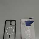 ESR for iPhone 15 Plus Case, Compatible with MagSafe, Military-Grade Protective Case, Built-in Stash Stand Phone Case, Scratch-Resistant Back Cover, Classic Series, Clear Black