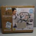 Baby Delight Alpine Deluxe Portable Bouncer | Infant | 0 6 months | Charcoal Tweed