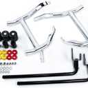 Saddle Bag Guards for Harley Touring Street Glide Road Glide Road King Electra/Ultra (2009-2025) (Chrome)