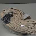Flax Linen Curtains Pinch Pleated 84 Inch Length 2 Panels for Living Room Bedroom Burlywood Birch Semi Sheer Rustic Farmhouse Back Tab Pinch Pleat Hooks Rings Window Curtain 84 Inches Long Taupe