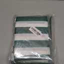 3 Person Outdoor Patio Swing Chair Replacement Canopy + Removable Seat Cover, Garden Swing Cover for Patio Yard Swin Canopy Seat Furniture Cover Waterproof Sunshade UV Block(Green)