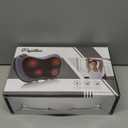 Papillon Shiatsu Back Massager with Heat, Deep Tissue Massage Pillow for Neck,Shoulder,Foot & Lower Back Pain Relief,Electric Kneading Massager for Home, Office, Car-Gifts for Mom, Dad, Men, Women (Gray)