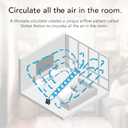 Vornado 673T Whole Room Air Circulator Fan, 3 Speed Settings, 90 Degree Pivoting Head, Deep Pitched Blades, Vortex Action Technology, Black Electric Fan for Bedroom, Office, Home