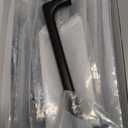 Asidrama 10 Pack 5 Inch(128mm) Matte Black Cabinet Pulls Cabinet Handles Cupboard Handles Kitchen Cabinet Hardware for Cupboard Drawer Pulls (5" Hole Center)