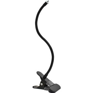 Holicfun Clip Mount for Ring, Blink, Eufy, Google Nest, Wyze, and Arlo Indoor Outdoor Cameras, 40cm Gooseneck Arm, Flexible Adjustment, Strong Clamp, Black