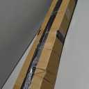 Double Curtain Track Wall Mounted, Roman Rod for Curtain, Aluminum Heavy-Duty Silent Rail, Sliding Curtain Track System with Silent Rollers, for Room Divider Living Bedroom Room (Gold, 15.7ft)