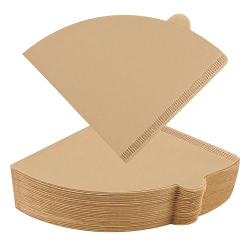 200 Count Coffee Filters 2, Cone Coffee Filters Size 02, Natural Unbleached Pour Over Coffee Filter 2-4 Cup, Disposable Coffee Filter Paper for V60 Pour Over Coffee Dripper and Drip Coffee Maker