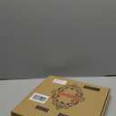 Green Serving Tray for Coffee Table, Octagonal Beaded Plastic Decorative Tray for Ottoman, Kitchen Counter, Living Room, Outdoor Lacquer Tray for Entertaining (13" x 13" x 1.6")