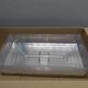 MIXC 10 Pack Humidity Dome 3.6" Extra Strength, Clear Seed Starter Dome 1020 Tray Covers Humidifying and Insulating for Greenhouse Germination and Garden Growing