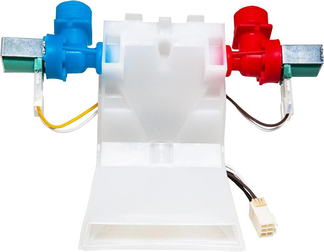 W10144820 Washer Water Inlet Valve Washing Machine Replacement Part Replace WPW10144820, WPW10144820VP, W10311458, AP4371093, AP6015761, EAP11749042, PS11749042, W10140914, etc