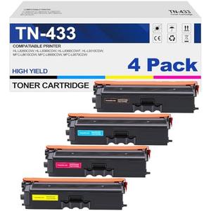 TN433 TN-433 Toner Cartridge Replacement for Brother TN 433 TN-431 for Brother HL-L8260CDW HL-L8360CDW MFC-L8610CDW MFC-L8900CDW HL-L9310CDW Printer