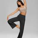 Laite Hebe Wide Leg Pants for Women Loose Yoga Pants with Pockets Petite/Regular/Tall Stretch Casual Lounge Pants (Black, S)