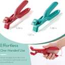Multi-Function Anti-Scald Bowl Clip,Hot Plate Gripper, Silicone Non-slip Hot Dish Plate Holder Tongs, Effortless Kitchen Utensil for Bowls, Dishes