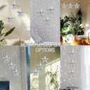 AceList Star Hanging Disco Ball Decor Set of 3 Mirror Star Sun Catchers, 5.9" Sparkle Ornaments for Window, Bedroom, Gift or Christmas Decorations, Unique Mirror Disco Ball Decorations for Home