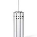 DOWRY Anti-Hand Off Toilet Plunger with Holder for Bathroom,Powerful Efficient Force Suction Cup,Heavy Duty, Deep Cleaning Chrome