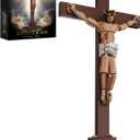 Jesus Crucifixion Building Blocks Set, Compatible Lego Religious Christian Toy Gift for Adults & Kids, Bible Story Model for Home Church Office Decor, 588 PCS