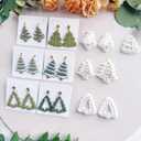 7pcs Christmas Tree Polymer Clay Cutter | Fall Clay Earring Cutters | Polymer Clay Cutter for Jewelry Making