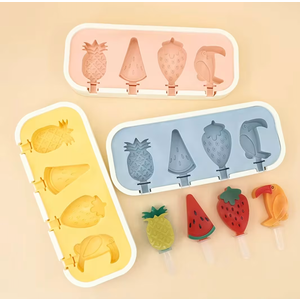 Silicone Fruit Pop Mold, 2 Pack