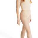 Capezio Women's Studio Basics Fishnet Seamless Tight (Medium, Porcelain)