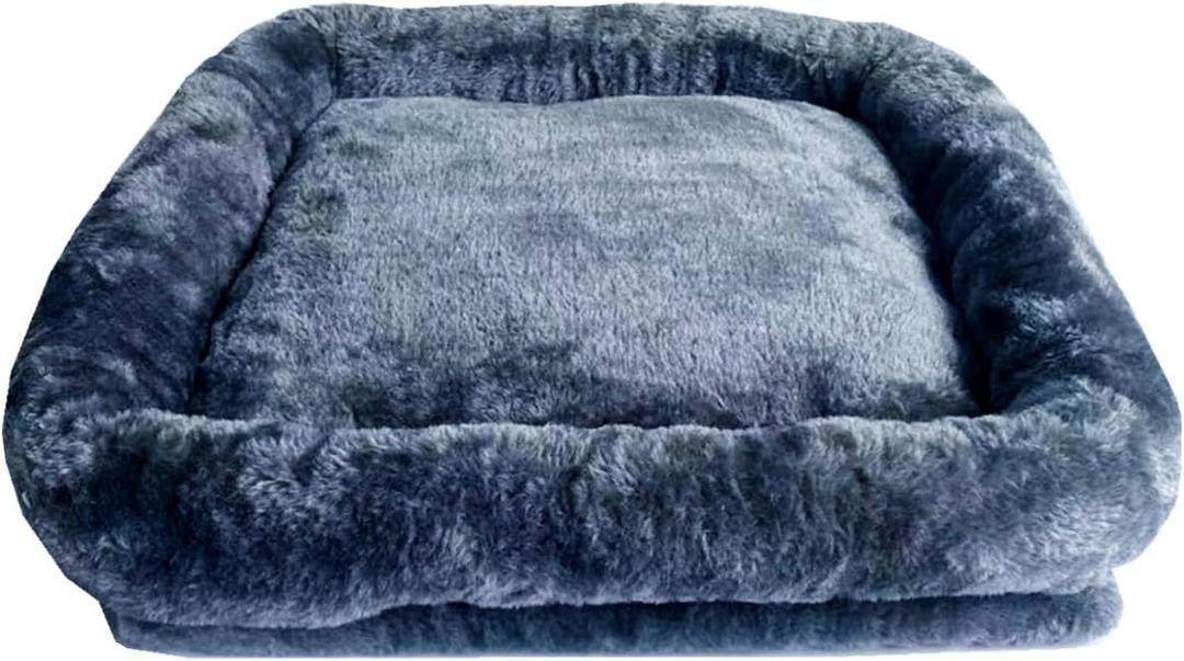 SHENGOCASE Cat Tree Tower Accessories Replacement Parts Top Cushion Bed Cover for Cat Perch with Elastic Band (15.7" x 15.7", Grey)