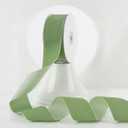 2 x MEEDEE Sage Green Velvet Ribbon 1.5 Inch Single Face Nylon Velvet Ribbon 10 Yards Spool Light Green Ribbons for Christmas Tree, Gift Wrappig, Rustic Wreath, Velvet Bow, Hair Bows, Home Decor