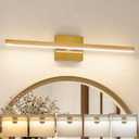VOLISUN Modern Bathroom Vanity Light 24 inch, 14W Dimmable 5CCT Led Bathroom Light Fixture Over Mirror, Brass Bar Vanity Light for Bathrooms Mirror Cabinets Bedroom-ETL Certificated, 23.6inch