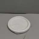 White Solid Round Dessert Paper Plates - 7" (20 Pcs) - Vibrant Party Plates for Appetizing Treats - Perfect for Birthdays & Events