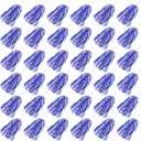 HAVAGDTM 36PCS Cheerleading Pom Poms Metallic Foil Plastic Pom Poms with Baton Handle for Game Sports Squads Dancing Party Football Basketball Club Spirit Sports Stage Performance Celebration