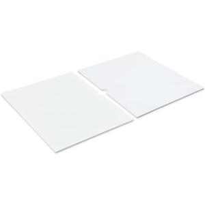 Novabright 2 Pack Sensory Table Cover Desk Inserts 13.5''x17.5''x1/4'' Cover Accessories Compatible with IKEA Flisat Table for Sensory Play(White,Acrylic)
