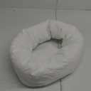 4PC Newborn Photography Props Baby Posing Aid Pillow Beans Bag 1pc Donut +3 pcs Posing Pillow Photograph Shoot Set for 0-3 Months Baby White