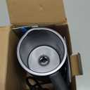 Milk Frother Electric, 4-in-1 Milk Frother and Steamer for Latte, Cappuccino, Hot & Cold Milk Froth Maker, Automatic Milk Steamer and Frother, Quiet One-Touch Operation, Easy to Clean