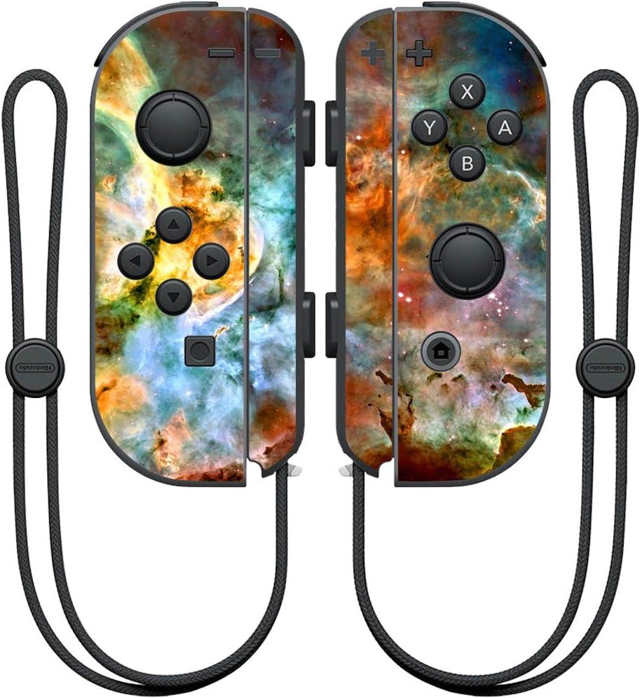 MightySkins Skin Compatible with Nintendo Joy-Con Controller wrap Cover Sticker Skins Space Cloud
