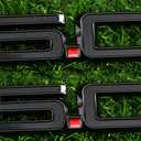 2pcs 5.0 Side Emblems 3D Badge Replacement for 2024 Mustang GT PR3Z-16228-D New (Red Black)