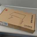 Laptop Desk for Bed, Adjustable Bed Table with Leather Desktop, Foldable X-Large Laptop Bed Trays with Drawer for Bed Couch Floor Writing Working Reading Eating Painting (Gray, 23.6"15.7")