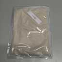 ODODOS Seamless Square Neck Tank for Women Ribbed Soft Sleeveless Longline Crop Tops (Beige, L)