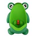 Potty Training Urinal for Boys Cute Whale with Funny Aiming Target - Green (Hand Frog)