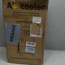Portable Evaporative Air Cooler, Quiet Windowless Swamp Cooler with 4 Ice Packs, 2 Gallon Water Tank, Remote Control, 4 Modes & 3 Speeds, Oscillating Cooling Fan for Bedroom, Living Room and Office