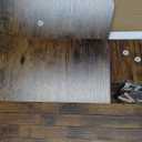 LELELINKY 2-Tier Record Player Stand with Vinyl Record Storage up to 100 Albums, Bedroom Record Holder and Multi-Functional End Table for Living Room, Brown