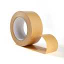 GlounX Brown Kraft Paper Packing Tape 2 Inch x 55 Yards,Waterproof Coated Strong Adhesive for Shipping,Moving,Sealing,Biodegradable Paper Packing Tape 1Roll