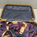 Luggage Sets 3 Piece,Suitcases with Wheels,Carry On Luggage Set,ABS Hard Case Luggage with TSA Lock Spinner Wheels(3 Piece Sets,Purple(20"/DB/TB))