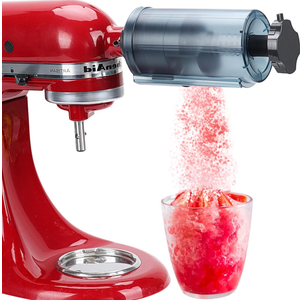 Jooke Shaved Ice Attachment for Kitchenaid Stand Mixer, Ice Crushers for Home Use, Homemade Shaved Ice Maker, Snow Cone Machine for Kitchenaid Ice Shaver with 8 Reusable Ice Cube Mold, Instruction Manual