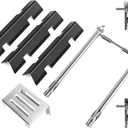 Grill Parts for Weber Spirit 2 Parts GS4 Spirit II 200 SER Replacement Parts for Weber 7635 67045 69796 3400301 Flavorizer Bars, 69785 67024 Burner Tube,69899 67278 Crossover Tube&67060 Heat Deflector