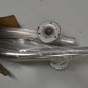 24 Inch Wave Grab Bar, Polished Chrome Shower Handrail, 2 Pack