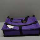 Sheenive Stadium Seats for Bleachers with Back Support, Bleacher Seats with Backs and Cushion Wide, Padded Portable Folding Comfort Stadium Chair with Shoulder Strap, Perfect for Sports Events (Purple)