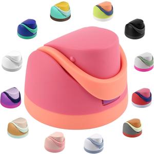 Moukiween Replacement Cap for Owala Freesip Bottle, One Button Water Bottle Top Lid Accessories Compatible with Owala Cup 16oz 24oz 32oz 40oz, BPA-Free, No Water Leakage, Rose Red