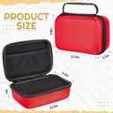 Relaxweex EVA Hard Case with Customizable Foam 13.5 x 9.8 x 5.5 Inchprotective EVA Carrying Case Shockproof Outdoor for Camera, Digital Products, Electronic Instruments with Knife, Red