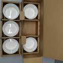 DOWAN 8 oz Porcelain Ramekins Bowls for Souffle, Creme Brulee, Classic Style Ramekins for Baking Oven Safe, Set of 6, Airy Blue