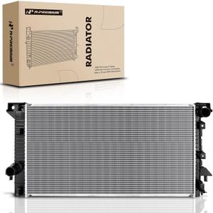 A-Premium Engine Coolant Radiator Assembly without Transmission Oil Cooler Compatible with Ford Expedition 2007-2008 & Lincoln Navigator 2007-2013, V8 5.4L, Automatic Transmission