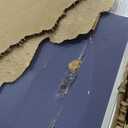 Amazon Basics Rectangular Bulletin Board, Cork Board for Wall, Vision Board for Classroom and Office, Aluminum Frame, 35" x 47", Brown