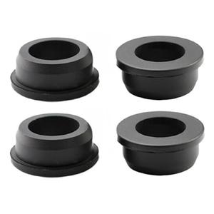 4 pcs 1-1/2" Drill Hole1" ID Black Silicone Top hat Rubber Grommets for WiringAutomotiveFirewallHole PlugDeskScrewWater and Gas PipeDrainHouse SidingCable BushingGlassWire Plug